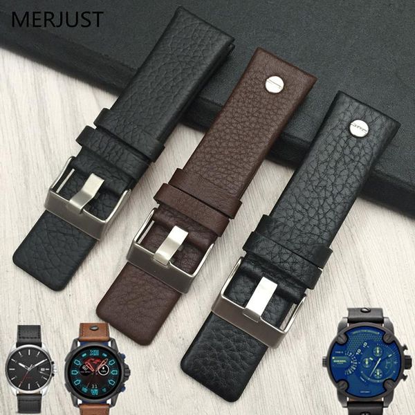 watch bands genuine leather watchband 22/24/26/28mm +tool for dz7313/7322/7257 band wrist strap steel buckle bracelet black brown
watch bands genuine leather watchband 22/24/26/28mm +tool for dz7313/7322/7257 band wrist strap steel buckle bracelet black brown