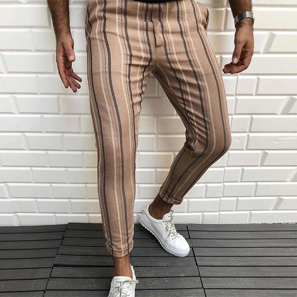 men's pants men spring summer vintage striped print pencil casual slim trousers fashion mens mid waist drawstring streetwear, Black
men's pants men spring summer vintage striped print pencil casual slim trousers fashion mens mid waist drawstring streetwear, Black