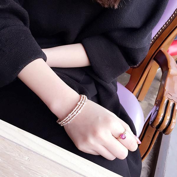 link, chain inlaid with rhinestone three - layer bracelet multi elastic feminine personality exaggerated ornament, Black
link, chain inlaid with rhinestone three - layer bracelet multi elastic feminine personality exaggerated ornament, Black