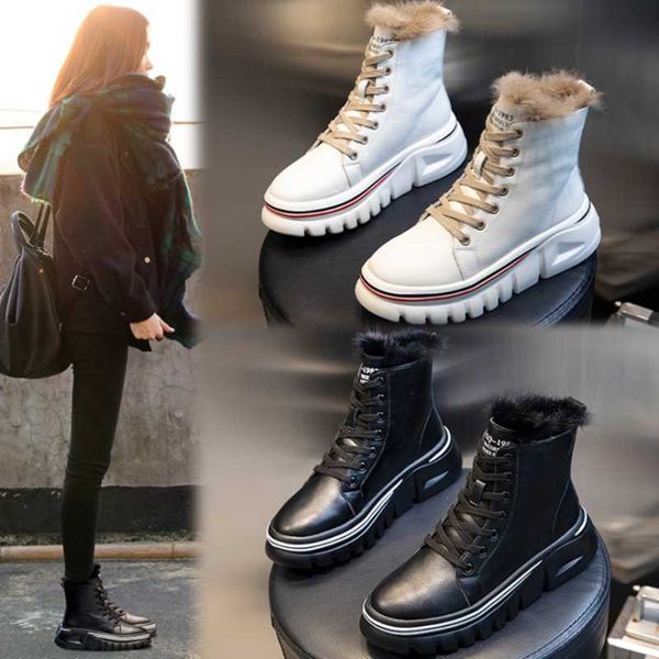 boots real fur leather women winter 2021 mid-tube short plus velvet platform casual women's shoe, Black
boots real fur leather women winter 2021 mid-tube short plus velvet platform casual women's shoe, Black