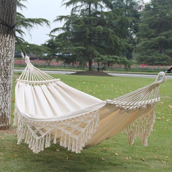 camp furniture drop leisure exotic style large double deluxe cotton tassel hammock outdoor indoor camping hanging swing net chair
camp furniture drop leisure exotic style large double deluxe cotton tassel hammock outdoor indoor camping hanging swing net chair