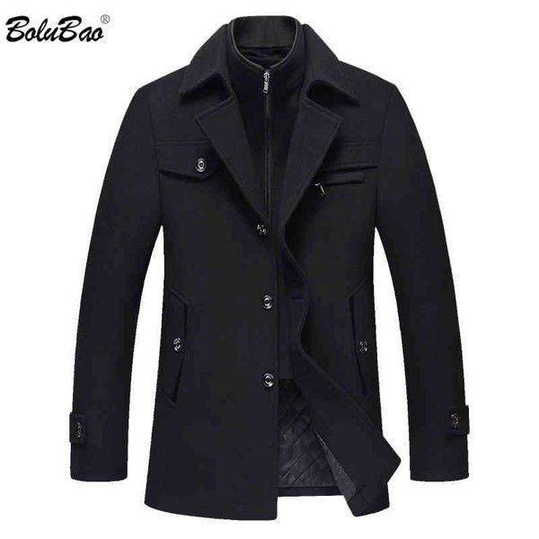bolubao men winter wool men's new solid color simple blends woolen pea male trench coat casual overcoat, Black;brown
bolubao men winter wool men's new solid color simple blends woolen pea male trench coat casual overcoat, Black;brown