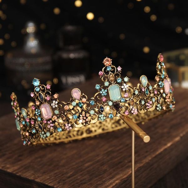 hair clips & barrettes vintage baroque gold queen diadems tiaras and crowns bridal jewelry round princess crown women wedding accessories, Golden;silver
hair clips & barrettes vintage baroque gold queen diadems tiaras and crowns bridal jewelry round princess crown women wedding accessories, Golden;silver