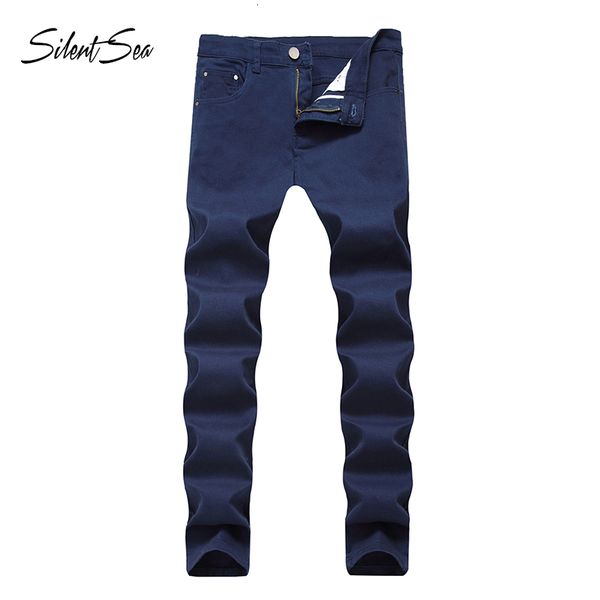 men's jeans silentsea fashion solid denim joggers elastic waistband drawstring men washed simple business male pants ra0i, Blue
men's jeans silentsea fashion solid denim joggers elastic waistband drawstring men washed simple business male pants ra0i, Blue