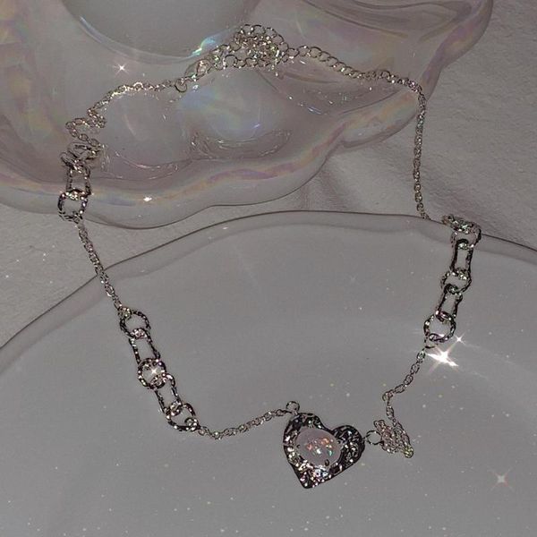 chains little love necklace ins spice girls jelly beans sweetheart all the design can be sweet and cool girl joker chain, Silver
chains little love necklace ins spice girls jelly beans sweetheart all the design can be sweet and cool girl joker chain, Silver