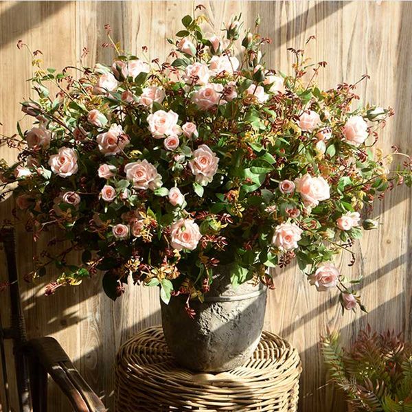 65cm artificial flowers silk roes bouquets 5 heads fake flower simulation flannel home party wedding decoration decorative & wreaths
65cm artificial flowers silk roes bouquets 5 heads fake flower simulation flannel home party wedding decoration decorative & wreaths