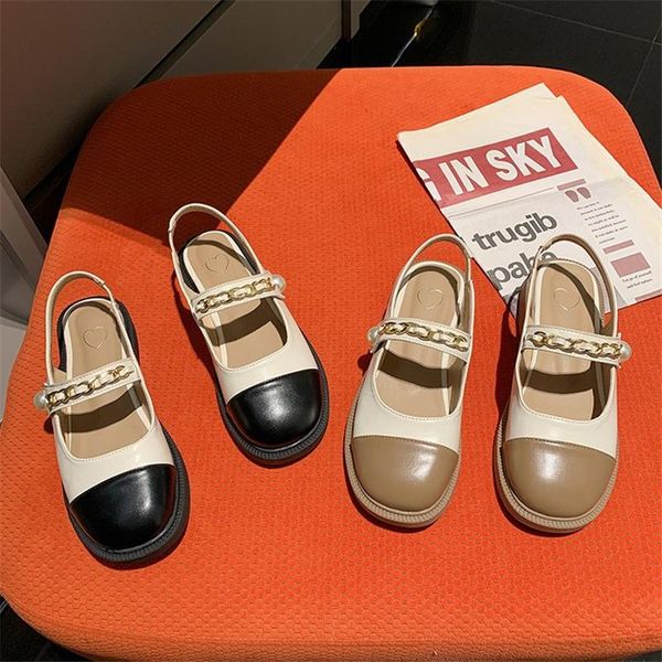 sandals lolita women shoes personality chain decoration france style mary janes pearl thick bottom set foot 2021, Black
sandals lolita women shoes personality chain decoration france style mary janes pearl thick bottom set foot 2021, Black