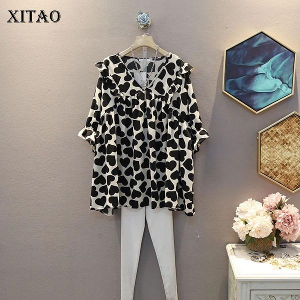 women's blouses & shirts xitao print pattern blouse pleated pullover 2021 summer goddess fan casual style chiffon elegant patchwork loo, White
women's blouses & shirts xitao print pattern blouse pleated pullover 2021 summer goddess fan casual style chiffon elegant patchwork loo, White
