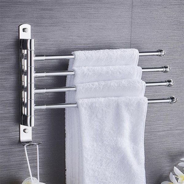 towel racks rotating movable bars wall mounted stainless steel storage shelf with hooks bathroom kitchen space saving towels hangers
towel racks rotating movable bars wall mounted stainless steel storage shelf with hooks bathroom kitchen space saving towels hangers