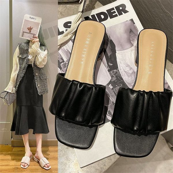 womens shoes summer new korean mid-heel all-match thick-heel open-toe beach shoes in-line fold sandals and slippers1, Black
womens shoes summer new korean mid-heel all-match thick-heel open-toe beach shoes in-line fold sandals and slippers1, Black