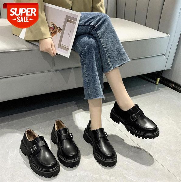 british style plus velvet small leather shoes student uniform women's thick-soled platform single all-match #n23v
british style plus velvet small leather shoes student uniform women's thick-soled platform single all-match #n23v