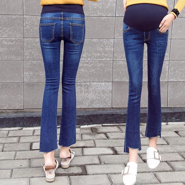 maternity bottoms -3xl autumn pregnant women denim pants bootleg jeans tassel hem irregular adjustable waist empired cotton trousers, White
maternity bottoms -3xl autumn pregnant women denim pants bootleg jeans tassel hem irregular adjustable waist empired cotton trousers, White