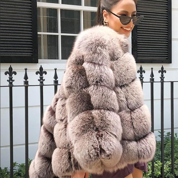 women's fur & faux genuine jacket women winter thick warm clothing fluffy overcoats 2021 fashion real coat, Black
women's fur & faux genuine jacket women winter thick warm clothing fluffy overcoats 2021 fashion real coat, Black