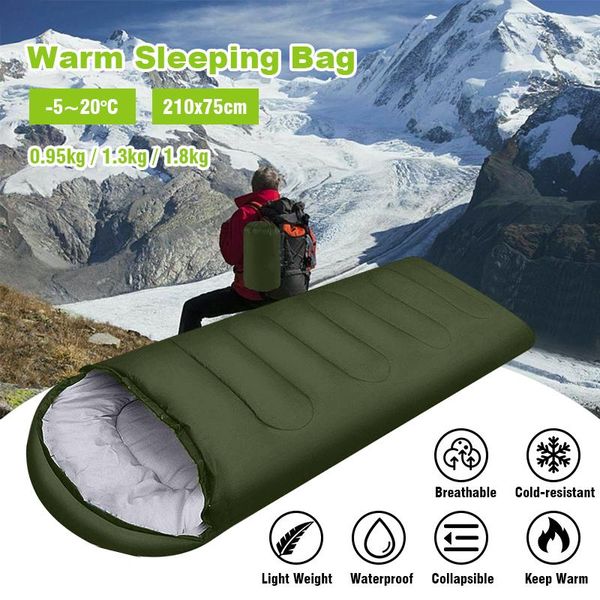 winter portable outdoor camping thermal sleeping bag waterproof envelope sack bags
winter portable outdoor camping thermal sleeping bag waterproof envelope sack bags