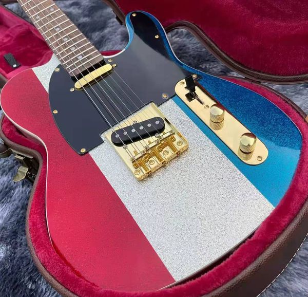custom shop buck owen limited edition tele 1996 red white blue big sparkle electric guitar gold pickguard golden hardware
custom shop buck owen limited edition tele 1996 red white blue big sparkle electric guitar gold pickguard golden hardware
