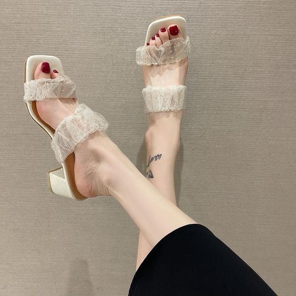 slippers shoes casual slides slipers women square heel med heeled mules luxury soft 2021 block high summer rubber rome pumps pu, Black
slippers shoes casual slides slipers women square heel med heeled mules luxury soft 2021 block high summer rubber rome pumps pu, Black