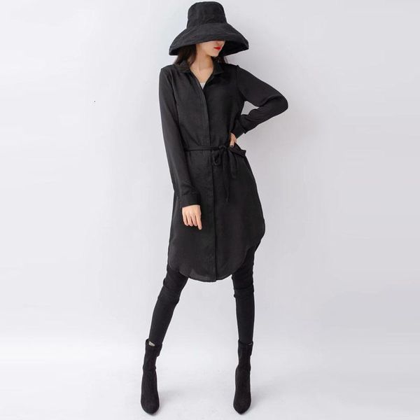 casual dresses spring black long shirt sleeve button cardigan office dress elegant women beharajuku tunic, Black;gray
casual dresses spring black long shirt sleeve button cardigan office dress elegant women beharajuku tunic, Black;gray