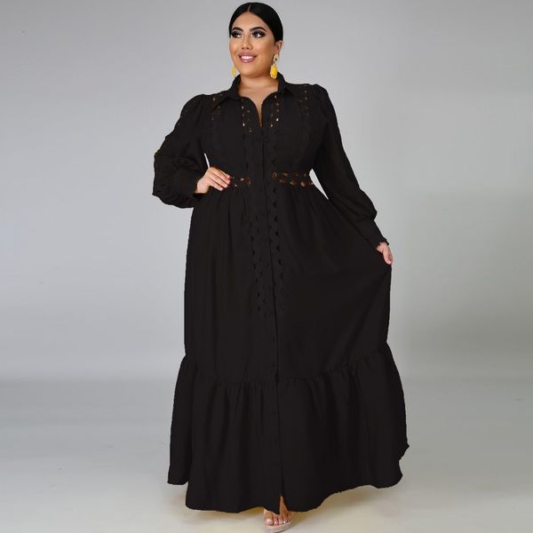 dresses 4xl 5xl plus christmas robe femme women maxi big size hollow out african long dress spring autumn clothes, Black;gray
dresses 4xl 5xl plus christmas robe femme women maxi big size hollow out african long dress spring autumn clothes, Black;gray
