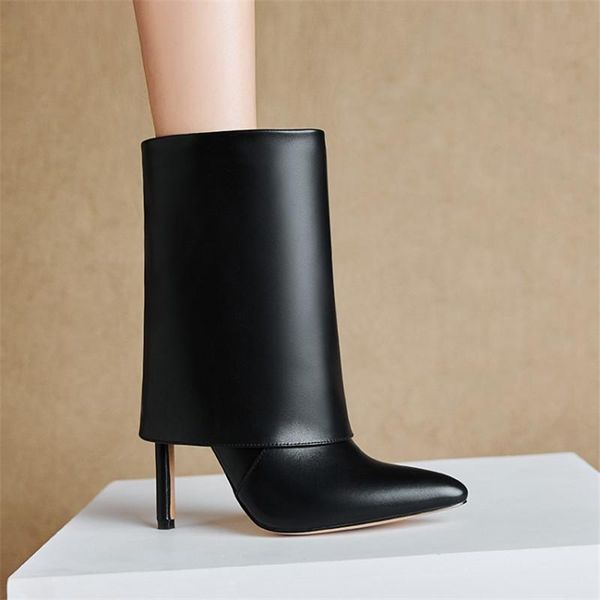 slip fashion on knight boots 2021 winter leather pointed toe high heel slim mid calf ladies party designer women shoes, Black
slip fashion on knight boots 2021 winter leather pointed toe high heel slim mid calf ladies party designer women shoes, Black