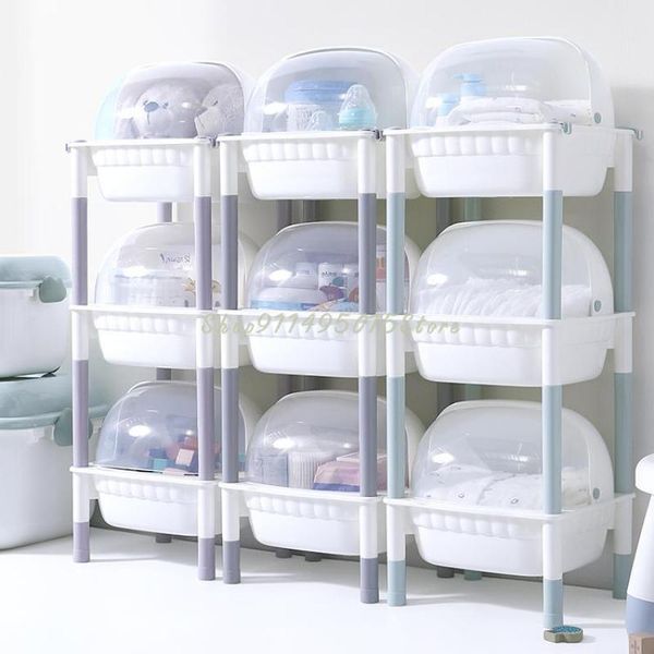 hooks & rails children's storage rack baby supplies milk bottle toy powder dust-proof multi-layer floor cabinet
hooks & rails children's storage rack baby supplies milk bottle toy powder dust-proof multi-layer floor cabinet