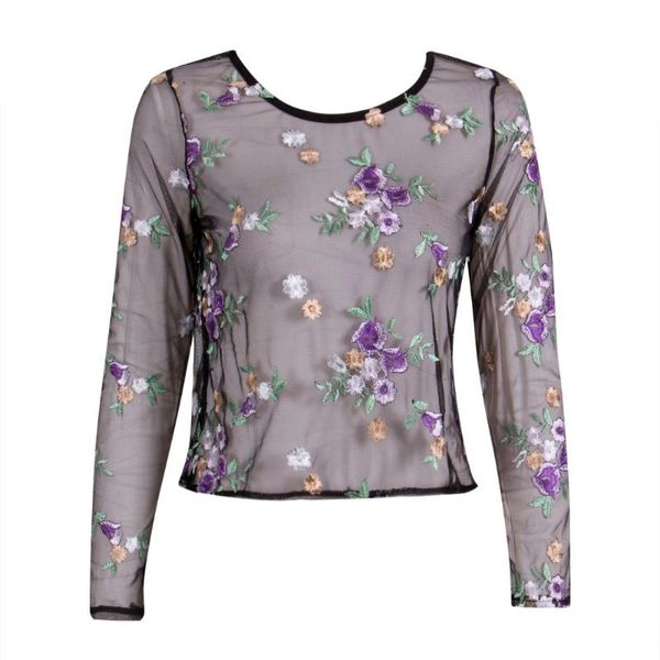 women's blouses & shirts summer mesh sheer flower embroidery long sleeve shirt blouse club party clubwear outfit sunsuit top, White
women's blouses & shirts summer mesh sheer flower embroidery long sleeve shirt blouse club party clubwear outfit sunsuit top, White