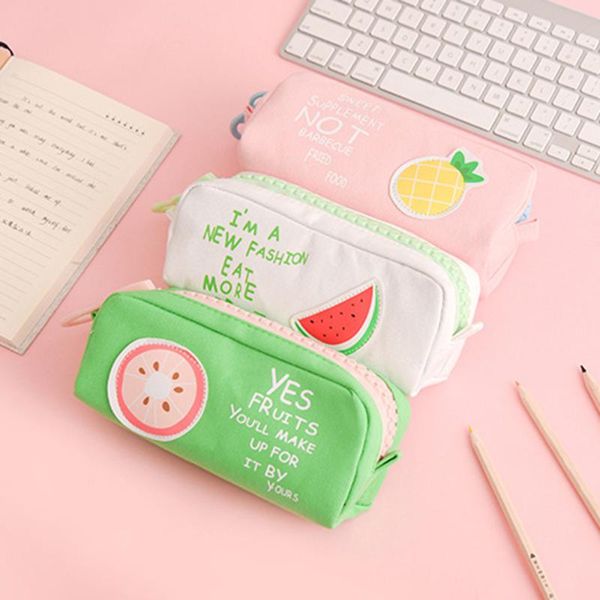 pencil bags creative stationery fruit zipper canvas case student large capacity storage box bag office school supplies
pencil bags creative stationery fruit zipper canvas case student large capacity storage box bag office school supplies