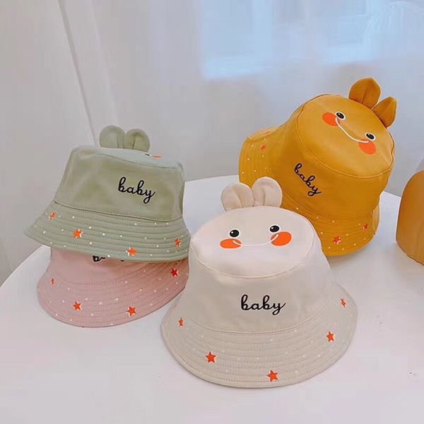sy little jasmine spring new product tuan buys cute cartoon wave point rabbit ear children's basin hat, Yellow
sy little jasmine spring new product tuan buys cute cartoon wave point rabbit ear children's basin hat, Yellow