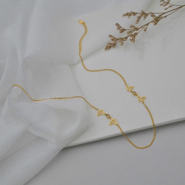 chains fashion simple four seasons small butterfly titanium steel female style clavicle chain necklace jewelry, Silver
chains fashion simple four seasons small butterfly titanium steel female style clavicle chain necklace jewelry, Silver