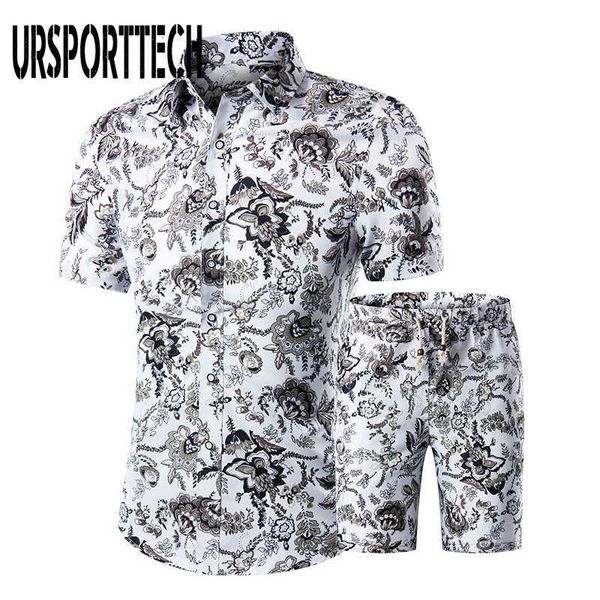 floral print shirts+shorts set men summer fashion short sleeve shirts casual men clothing sets tracksuit male plus size 5xl 210528, Gray
floral print shirts+shorts set men summer fashion short sleeve shirts casual men clothing sets tracksuit male plus size 5xl 210528, Gray