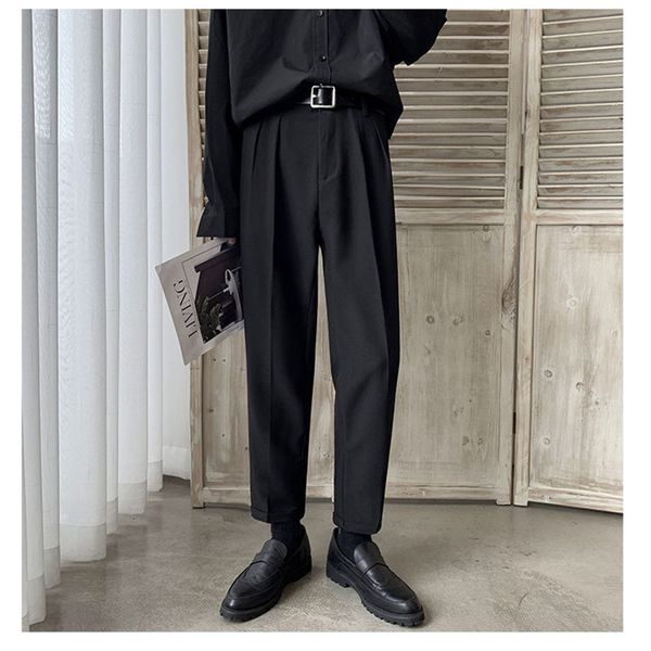 pantmen's business suit solid color stretch trousers loose and comfortable black blue pants size 29-40
pantmen's business suit solid color stretch trousers loose and comfortable black blue pants size 29-40