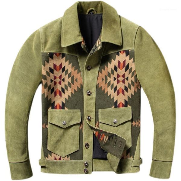 men's leather & faux 2021 green casual style genuine jacket men double pockets plus size 5xl real natural cow suede spring slim fit mal, Black
men's leather & faux 2021 green casual style genuine jacket men double pockets plus size 5xl real natural cow suede spring slim fit mal, Black