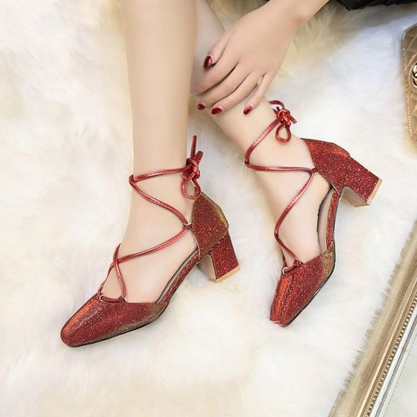 dress shoes big size high heels sandals women woman summer ladies cross-laced with thick, Black
dress shoes big size high heels sandals women woman summer ladies cross-laced with thick, Black