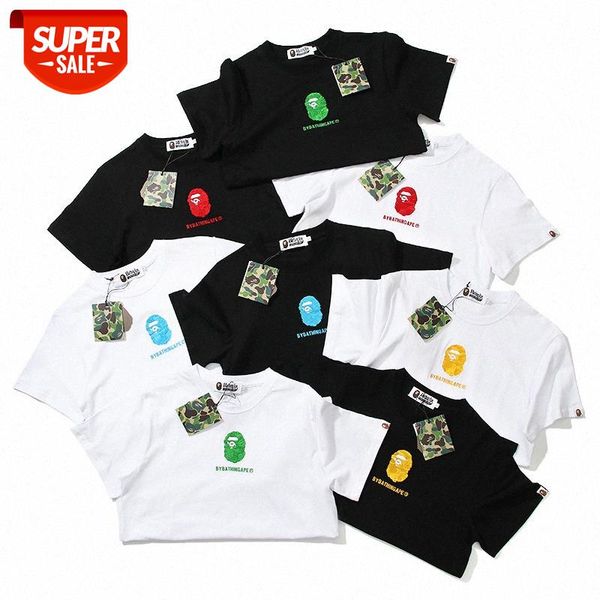 japanese brand ape-man head embroidered letters short-sleeved men and women couples base t-shirt #ru26, White;black
japanese brand ape-man head embroidered letters short-sleeved men and women couples base t-shirt #ru26, White;black