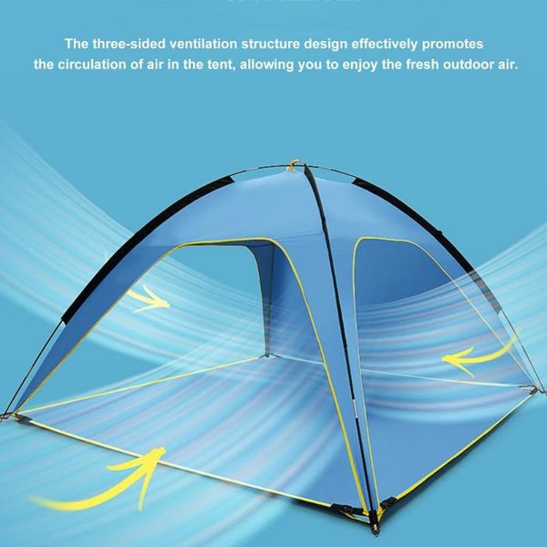 tents and shelters 2 persons camping tent single layer beach outdoor travel 3-sided ventilated awning summer with bag
tents and shelters 2 persons camping tent single layer beach outdoor travel 3-sided ventilated awning summer with bag