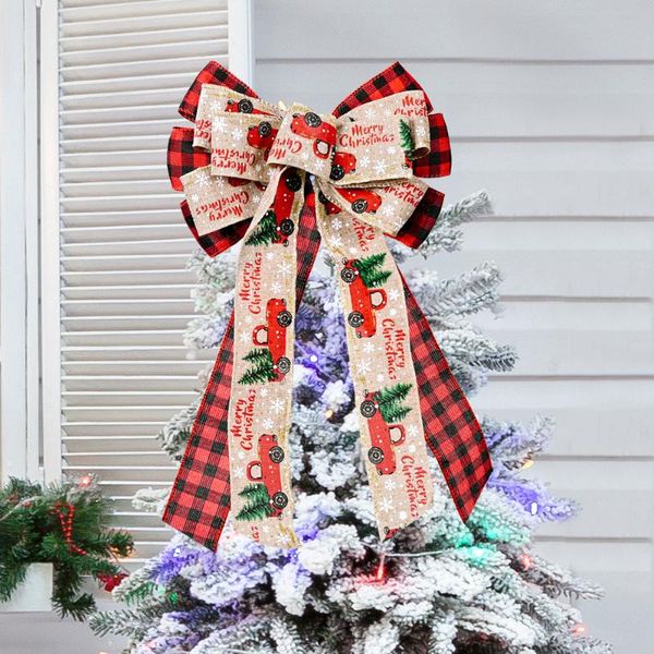 christmas decorations large red car linen plaid ribbon bow tree decoration handmade year 2022 party wedding decor ornament
christmas decorations large red car linen plaid ribbon bow tree decoration handmade year 2022 party wedding decor ornament