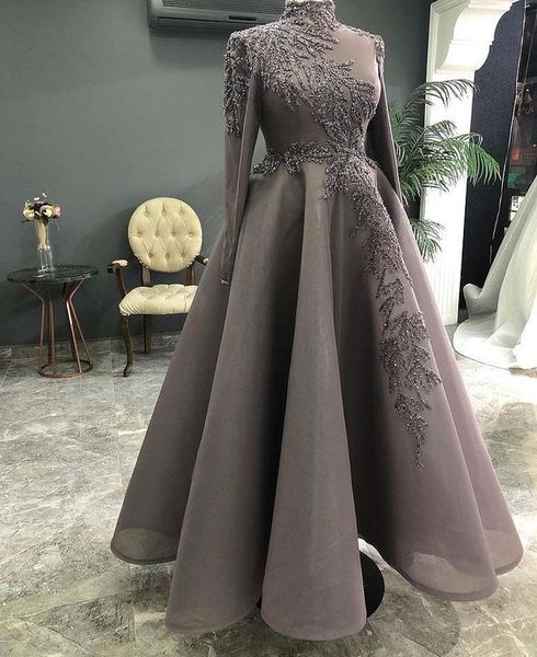 2021 plus size arabic aso ebi grey luxurious prom dresses long sleeves beaded ankle length formal evening party second reception gowns zj206, Black
2021 plus size arabic aso ebi grey luxurious prom dresses long sleeves beaded ankle length formal evening party second reception gowns zj206, Black