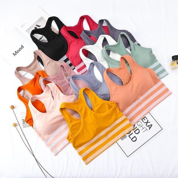 fitness running yoga sports bra women's wear sport bh underwear seamless women brassiere femme bras gym clothing, White;black 
fitness running yoga sports bra women's wear sport bh underwear seamless women brassiere femme bras gym clothing, White;black