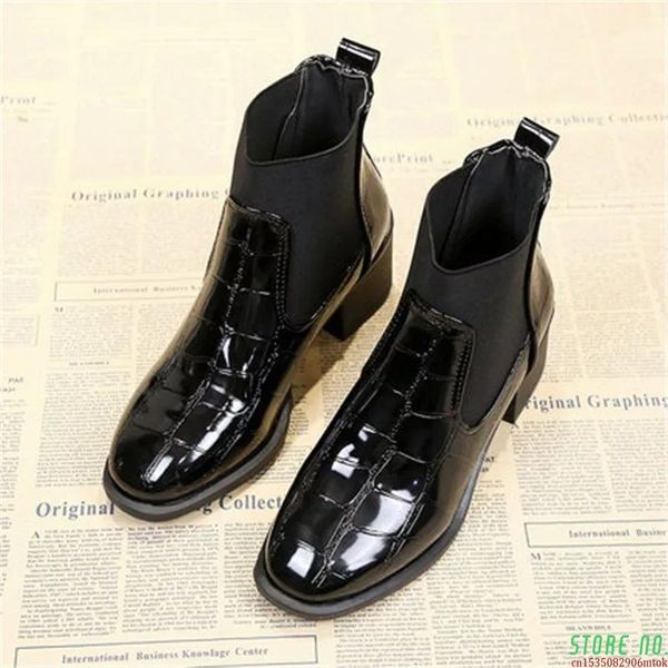 women's ankle boots women pu leather female shoes 2021 autumn and winter casual woman fashion, Black
women's ankle boots women pu leather female shoes 2021 autumn and winter casual woman fashion, Black