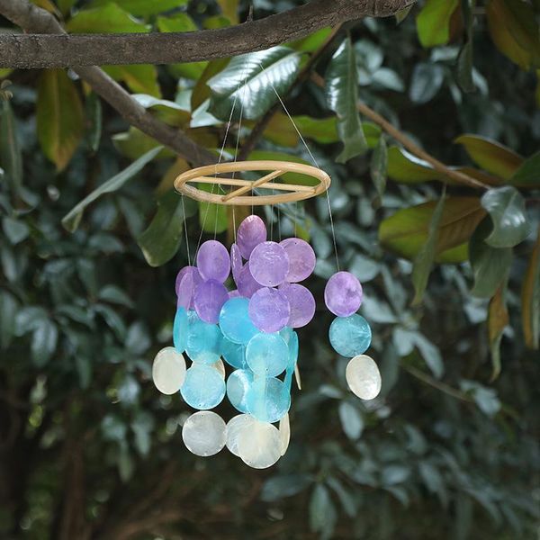 decorative objects & figurines shell piece wind chime colorful blessing hanging decor for outdoor window garden 56*17cm js23
decorative objects & figurines shell piece wind chime colorful blessing hanging decor for outdoor window garden 56*17cm js23