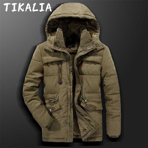 men winter jacket plus size military jacket men outdoor clothes hooded thicken coat male with multi-pockets fashion 211129, Black
men winter jacket plus size military jacket men outdoor clothes hooded thicken coat male with multi-pockets fashion 211129, Black