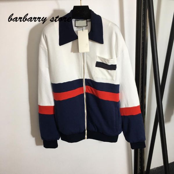 women's jackets 2021 color matching letter printing fashion long sleeve temperament lapel versatile loose zipper jacket, Black;brown
women's jackets 2021 color matching letter printing fashion long sleeve temperament lapel versatile loose zipper jacket, Black;brown