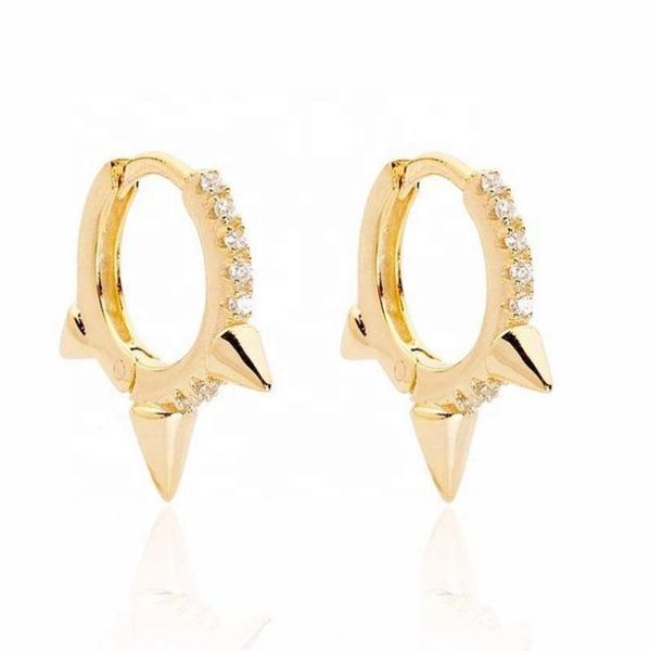 hoop & huggie original brand italian minimalist mini rhinestone spike huggies earrings 925 silver jewelry, Golden;silver
hoop & huggie original brand italian minimalist mini rhinestone spike huggies earrings 925 silver jewelry, Golden;silver