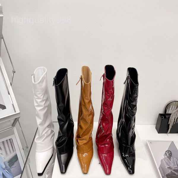 boots boots high heel medium tube over the knee thin trouser leg straight pointed head knight women, Black
boots boots high heel medium tube over the knee thin trouser leg straight pointed head knight women, Black