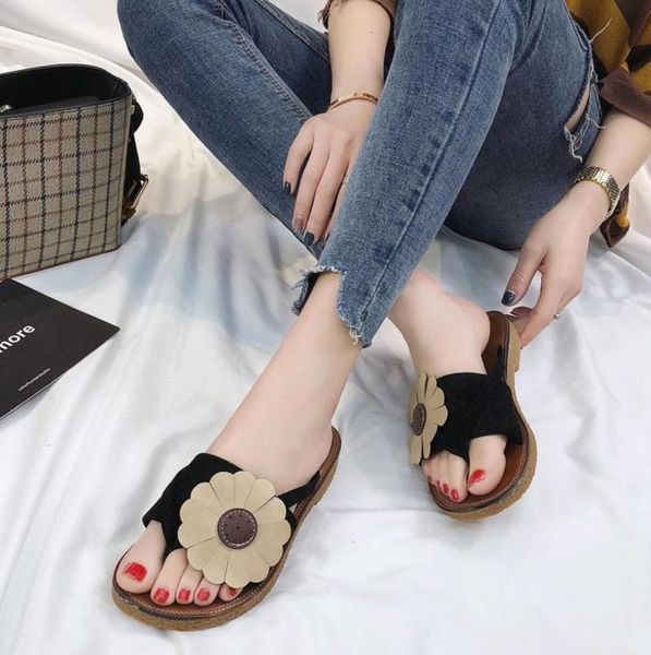 sandals 2021 flower beach flip flop women's fashion foot flat bottom antiskid lazy shoes, Black
sandals 2021 flower beach flip flop women's fashion foot flat bottom antiskid lazy shoes, Black