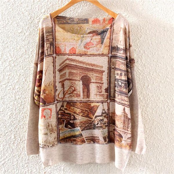 women's sweaters 2021 vintage print jumper batwing sleeve casual loose plus size knitted sweater pullovers winter female clothes, White;black
women's sweaters 2021 vintage print jumper batwing sleeve casual loose plus size knitted sweater pullovers winter female clothes, White;black