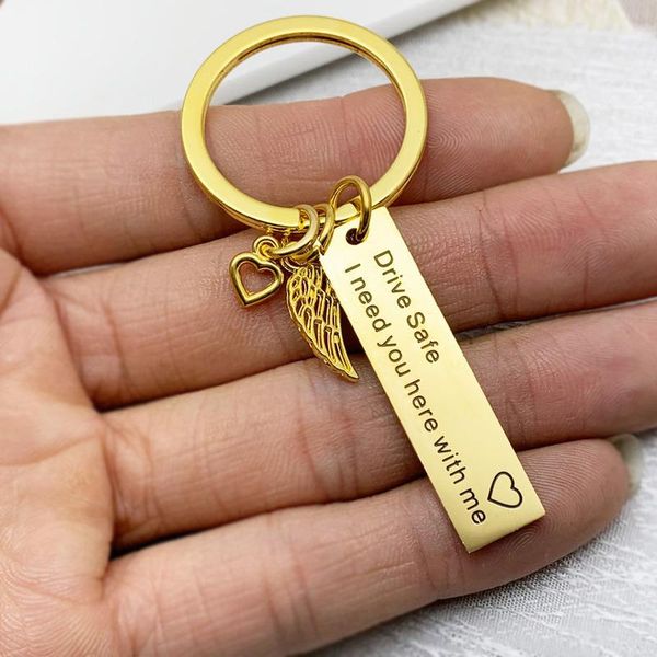 keychains oeinin drive safe keychain i need you here with me key chain bags gold color alloy letter ring pendant accessories, Silver
keychains oeinin drive safe keychain i need you here with me key chain bags gold color alloy letter ring pendant accessories, Silver