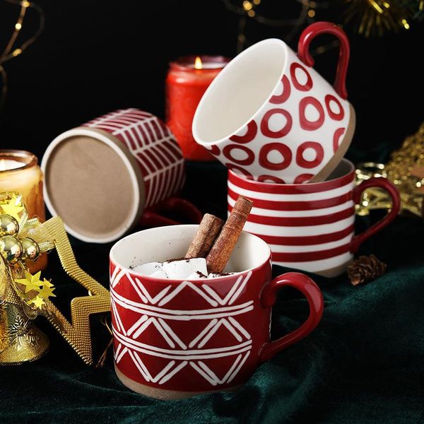 mugs red hand-painted cup bottom rough pottery craft mug creative christmas gift ceramic cereal
mugs red hand-painted cup bottom rough pottery craft mug creative christmas gift ceramic cereal