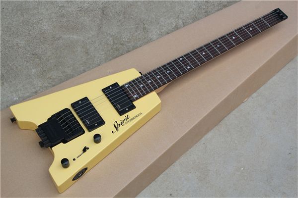new style cream yellow headless mini electric guitar, travel guitar w/ rosewood neck, black hardware double tremolo guitarra guitars
new style cream yellow headless mini electric guitar, travel guitar w/ rosewood neck, black hardware double tremolo guitarra guitars