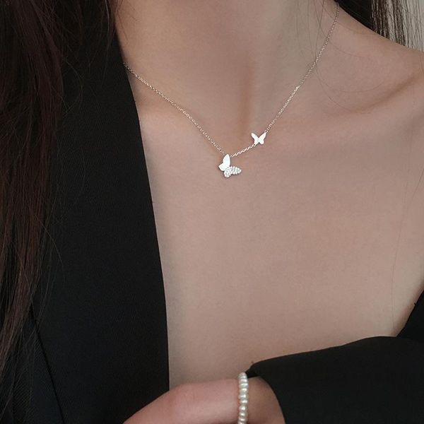 chokers 2021 fashion luxury butterfly necklace for women retro simple clavicle chain student sen department small fresh jewelry, Golden;silver
chokers 2021 fashion luxury butterfly necklace for women retro simple clavicle chain student sen department small fresh jewelry, Golden;silver