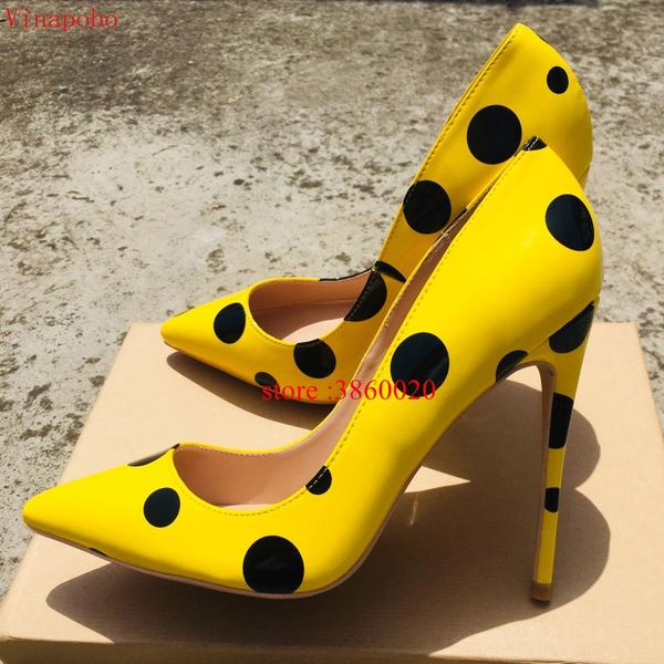 dress shoes vinapobo yellow dot print women pumps cute stiletto high heels office elegant ladies slip on pointed toe wedding woman, Black
dress shoes vinapobo yellow dot print women pumps cute stiletto high heels office elegant ladies slip on pointed toe wedding woman, Black
